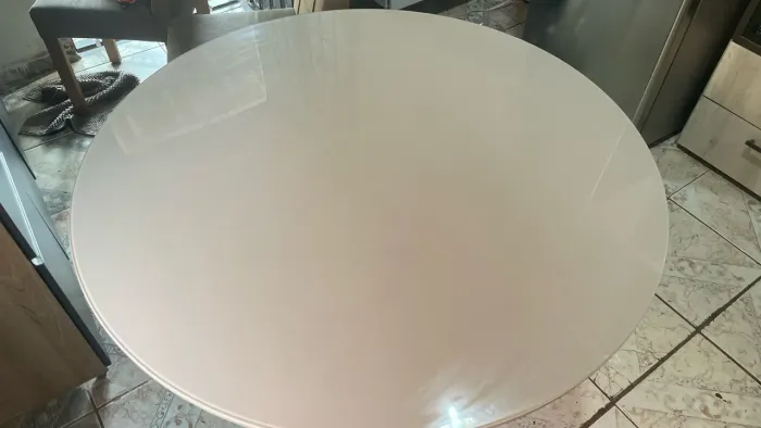 Mesa tampo de vidro FAÇO ENTREGA 