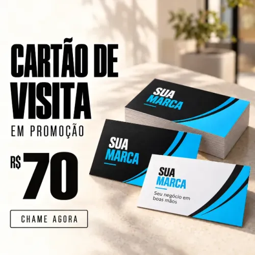Cartão de Visita (Milheiro) R$ 70 - PROMOÇÃO SOMENTE HOJE