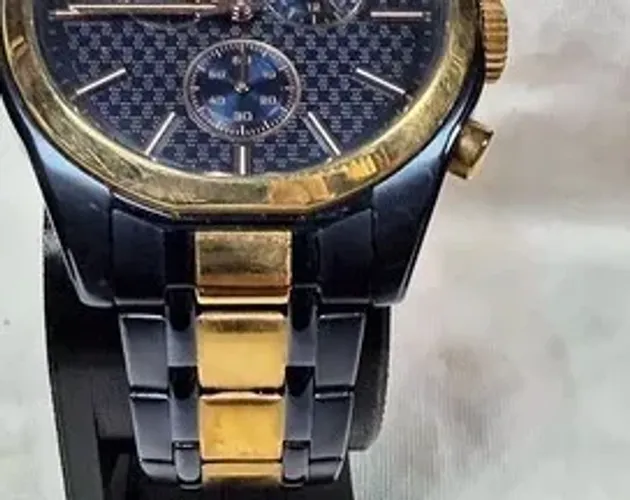Relógio Festina Prestige Chronograph F16886/1 Azul e Rosé 44mm