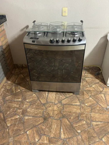 Fogão Brastemp 5 bocas espelhado