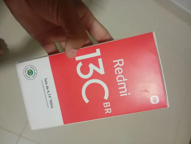 Redmi 13c na caixa ?