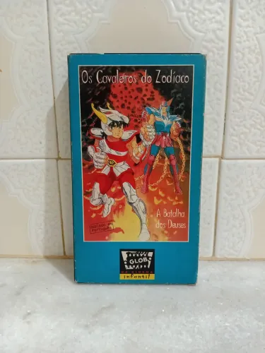 Os Cavaleiros do Zodíaco fita VHS