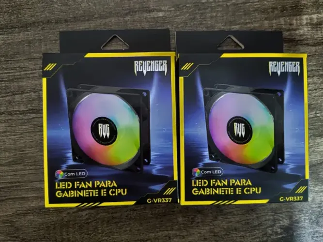 ? Cooler Fan LED 80mm para Gabinete e CPU Revenger - Alta Eficiência e Silencioso