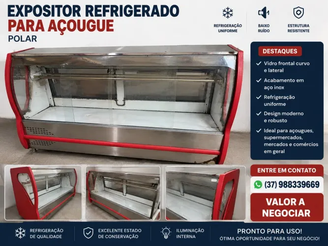 Expositor de açougue polar 110v