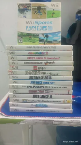  LOTE COM 14 JOGOS ORIGINAIS NINTENDO WII