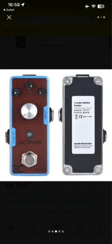 Octavador / Pedal Oct-1 Ex Octave True Eno 
