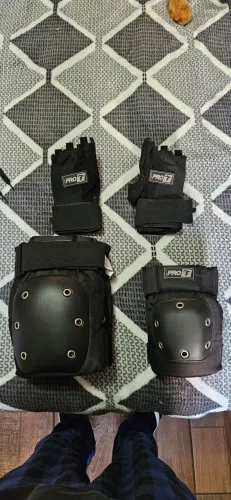 Kit Proteção Traxxart (Joelheira, cotoveleira e luvas)