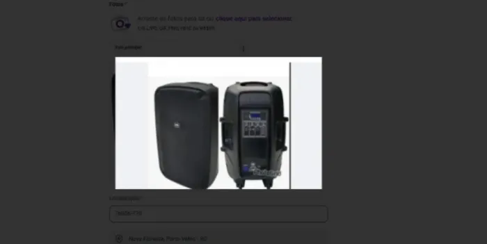 Vendo Caixa Ativa Profissional de 15 polegadas, usada apenas uma vez. Rádio integrado + Bl