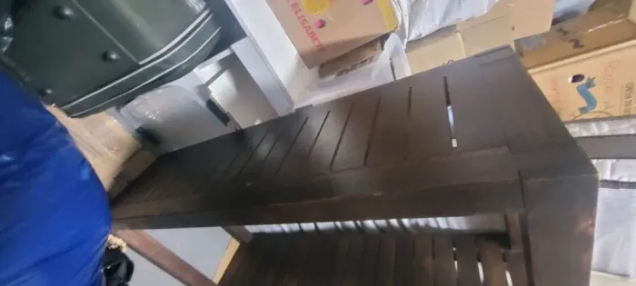 Aparador de Madeira Maciça Ripado PReto