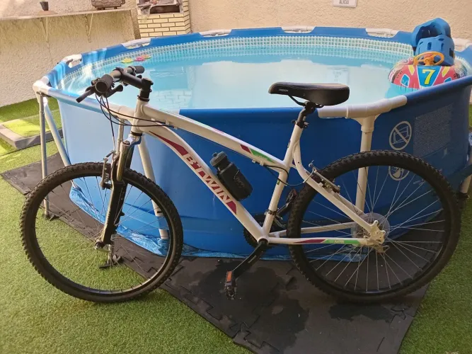 Bike aro 26 com marcha 3 vezes de uso