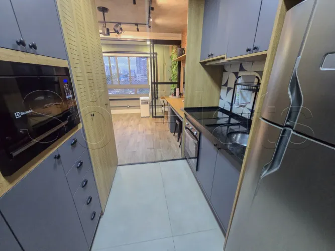 Flat estilo Studio disponível para locação no bairro do Tatuapé contendo 25m² e 1 dormitór