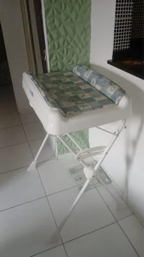 Banheira+trocador azul - Burigotto 