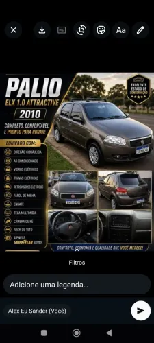 Fiat Palio 1.0 Economy Fire Flex 8V 4P 2010