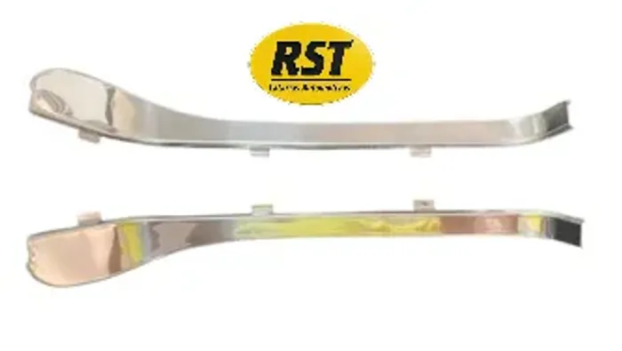 Calha de Chuva do Vidro C-10 / C-14 / C-15 / Veraneio Par Chapa Inox
