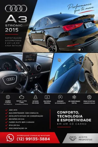 Audi A3 Sedan 1.4/ Attra. 16V TB FSI S-tronic 2015