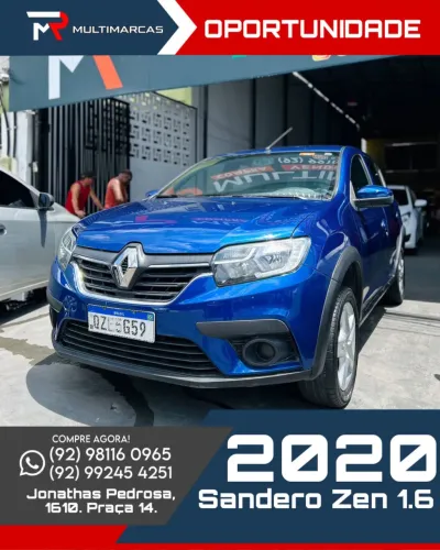 Renault Sandero Zen Flex 1.6 16V 5P Aut. 2020