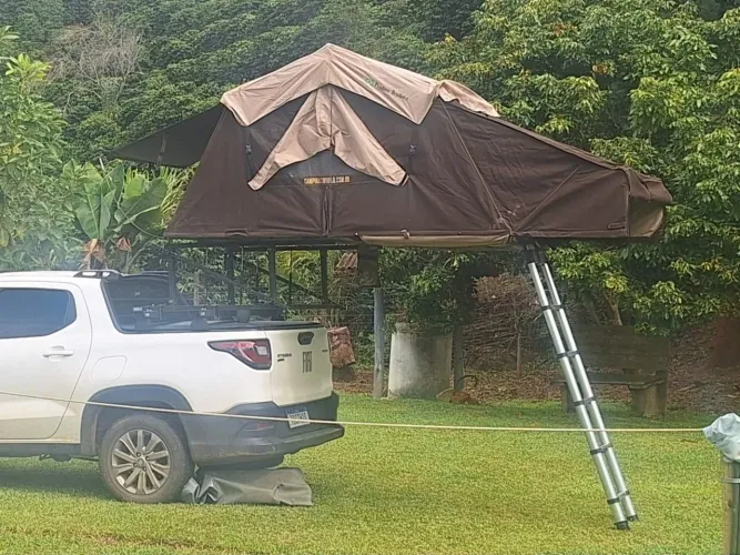 Barraca de Teto Camping World Com Rack Elevatório