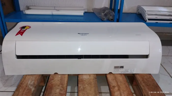UNIDADE EVAPORADORA SPRINGER MIDEA 12000 BTU 220V COM WI-FI GAS 410A MOD 42AGCA12M5