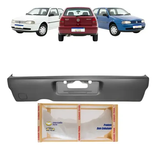 Parachoque Traseiro Vw Gol G2 Bola 1995 1997 1999 Novo