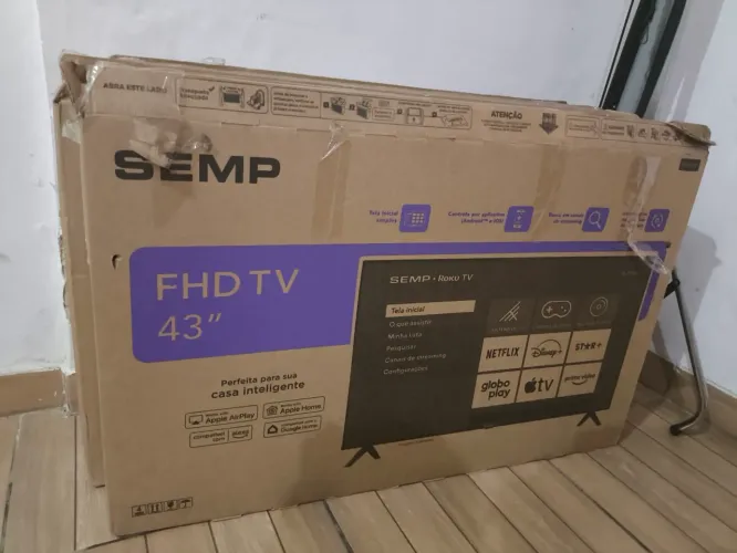 TV 43" SEMP ROKU 43R6610 FHD (3 UNIDADES - NOVAS NA CAIXA)