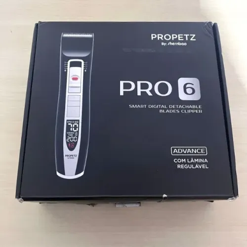 Máquina De Tosa PRO6 Profissional Propetz 5v Bivolt - Preto