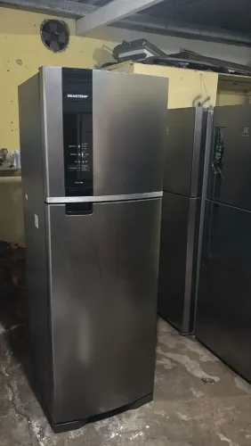 Geladeira Brastemp Frost Free Inox 405 Litros Funcionando Perfeitamente