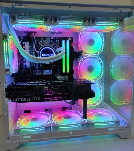 Pc Gamer Fire Ryzen 5 7600 ou i5-14ª RTX 3080 (NOVO) AM5 DDR5