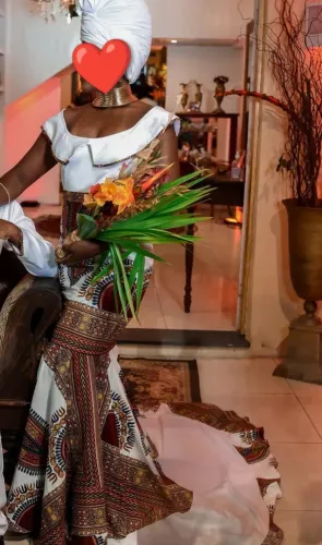 VESTIDO DE CASAMENTO AFRO