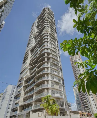Apartamento novo com vista definitiva para o mar no Jardim Oceania