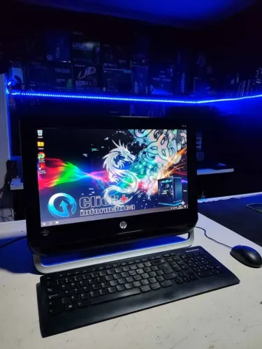 ? Computador All In One HP 18-1200br Amd E1 1 1,48Ghz, 8gb ddr3, SSD 240gb, USB 3.0, WIF
