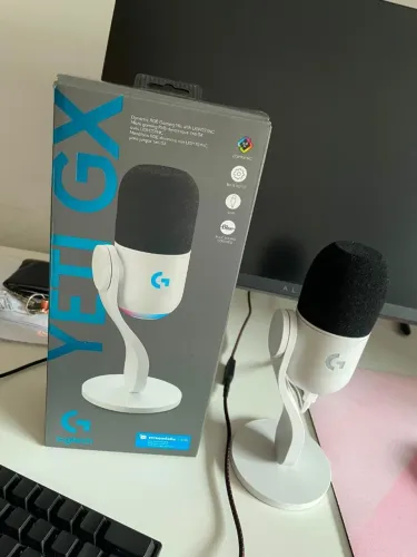 VENDO Microfone Logitech G Yeti GX LightSync