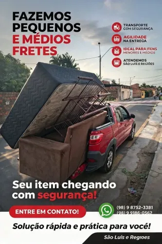 FAZEMOS PEQUENOS FRETES EM SÃO LUIS!