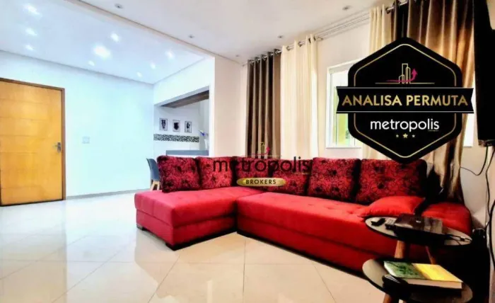 Cobertura com 3 dormitórios à venda, 150 m² por R$ 851.000,00 - Paraíso - Santo André/SP