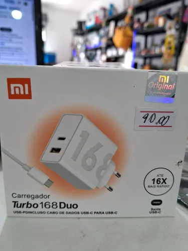 Carregador Turbo 168 Duo Mi Tipo C