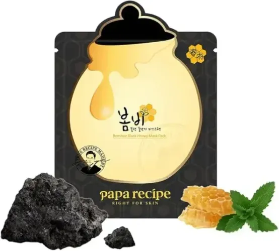 Bombee Black Honey Mask Pack - Papa Recipe