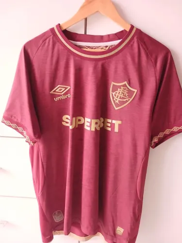 Camisa Fluminense grená 2025 modelo de jogo