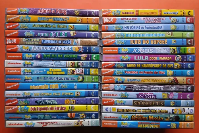 Dvd Bob Esponja - Coleção 31 Títulos