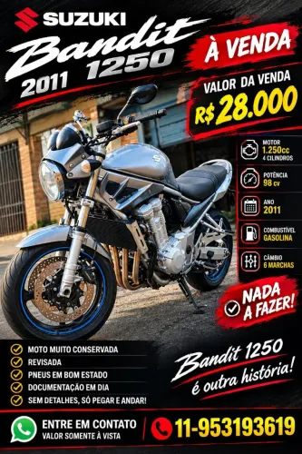 Bandit 1250 2011