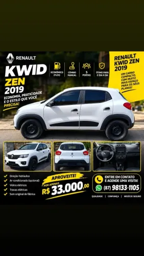 Renault Kwid Zen 1.0 Flex 12V 5P Mec. 2019