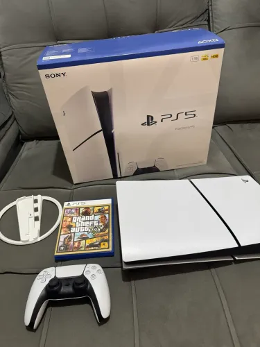 Ps5 Slim com Leitor + GTA V