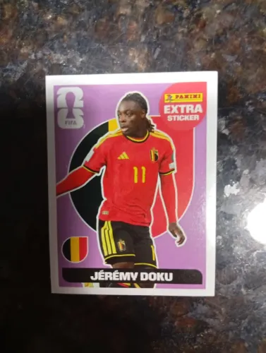 Figurinha Extra Legend Copa 2026 ROXA- Jérémy Doku