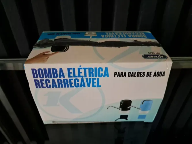 bomba elétrica recarregável para galões de água, novo