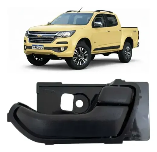 Maçaneta Interna Porta Preta Chevrolet S10 13/22 Direita
