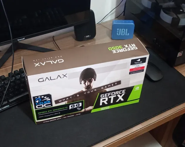 PLACA DE VÍDEO GALAX GEFORCE RTX 3050 6GB EX V2