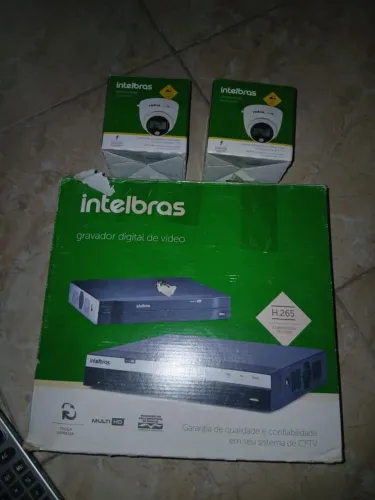 Kit Câmeras Intelbras Completo com DVR + HD 500GB