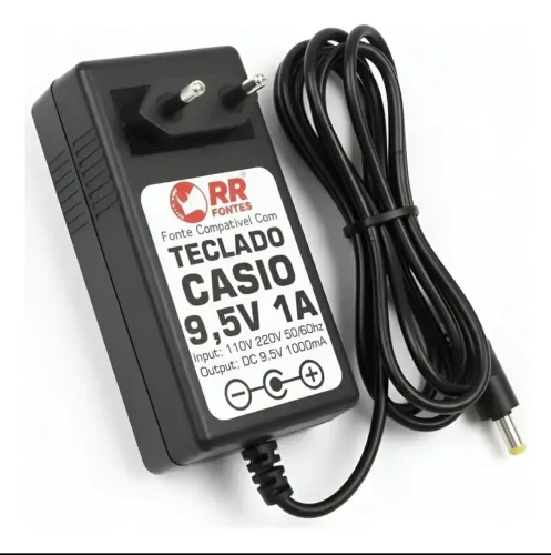 Fonte 9,5v Para Casio Ct-s1 Ct-s100 Ct-s200 Ct-s300 Ct-s400