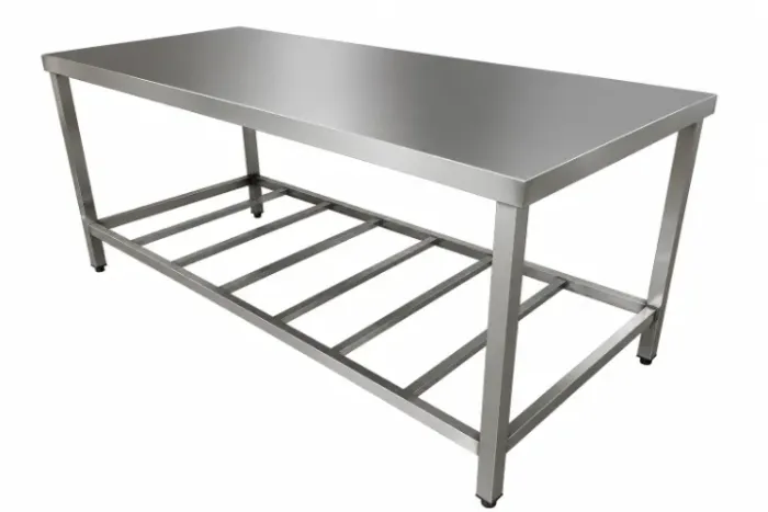 MESA DE MANIPULAÇÃO INOX CEFAZ 190x55 cm