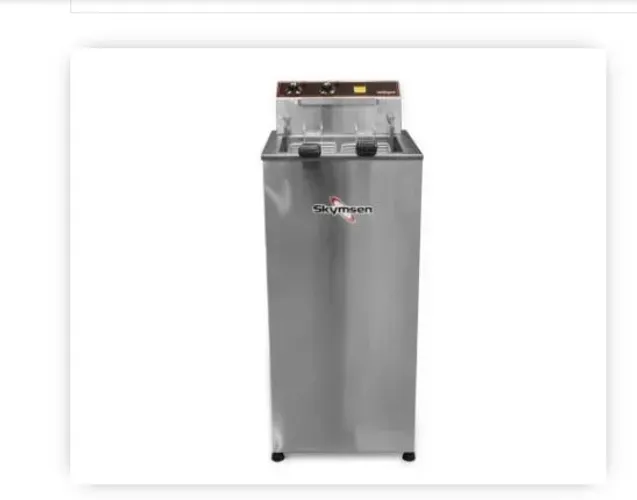 FRITADEIRA ELÉTRICA ZONA FRIA FZP8,15 LITROS,INOX, DE PISO-8.000W NOVO