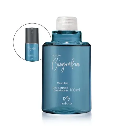 Refil Deo corporal natura biografia masculino