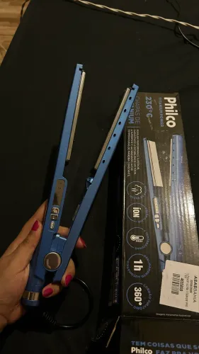 Prancha azul philco